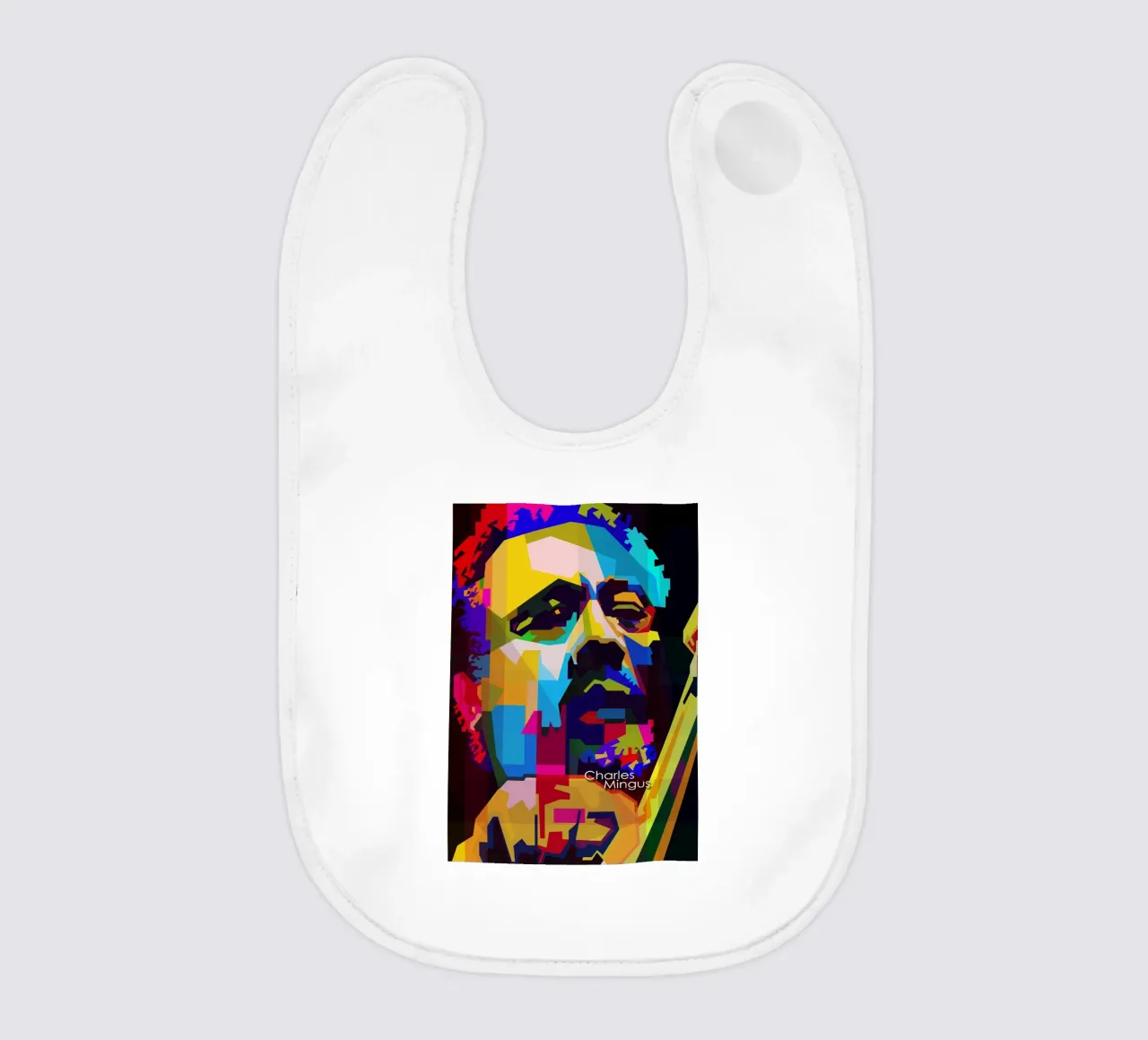 Charles Mingus Jazz Compositore Musicista WPAP Trending Now bavaglino da Artkreator