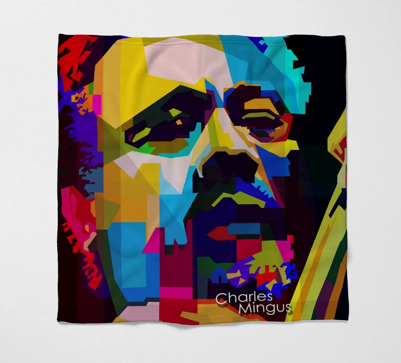 Charles Mingus Jazz Compositore Musicista WPAP Trending Now coperta in pile da Artkreator