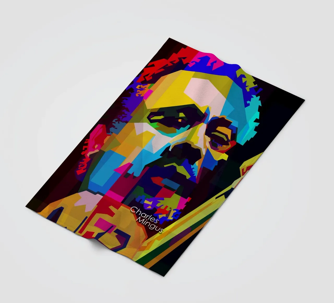 Charles Mingus Jazz Compositore Musicista WPAP Trending Now coperta in pile da Artkreator
