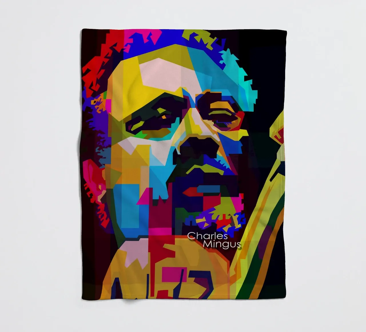 Charles Mingus Jazz Compositore Musicista WPAP Trending Now coperta in pile da Artkreator