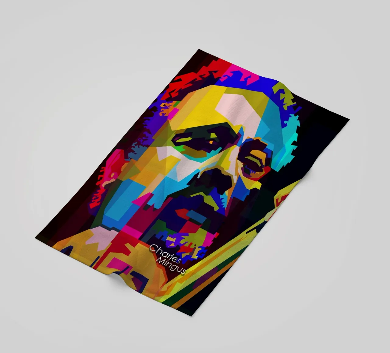 Charles Mingus Jazz Compositore Musicista WPAP Trending Now telo mare da Artkreator