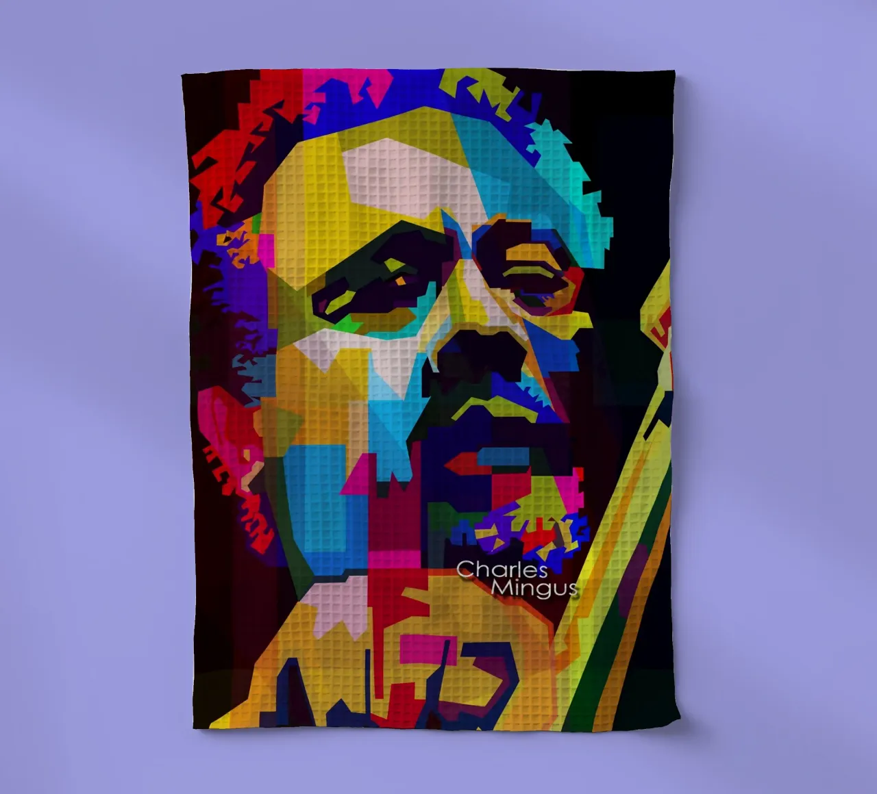Charles Mingus Jazz Compositore Musicista WPAP Trending Now canovaccio da cucina da Artkreator