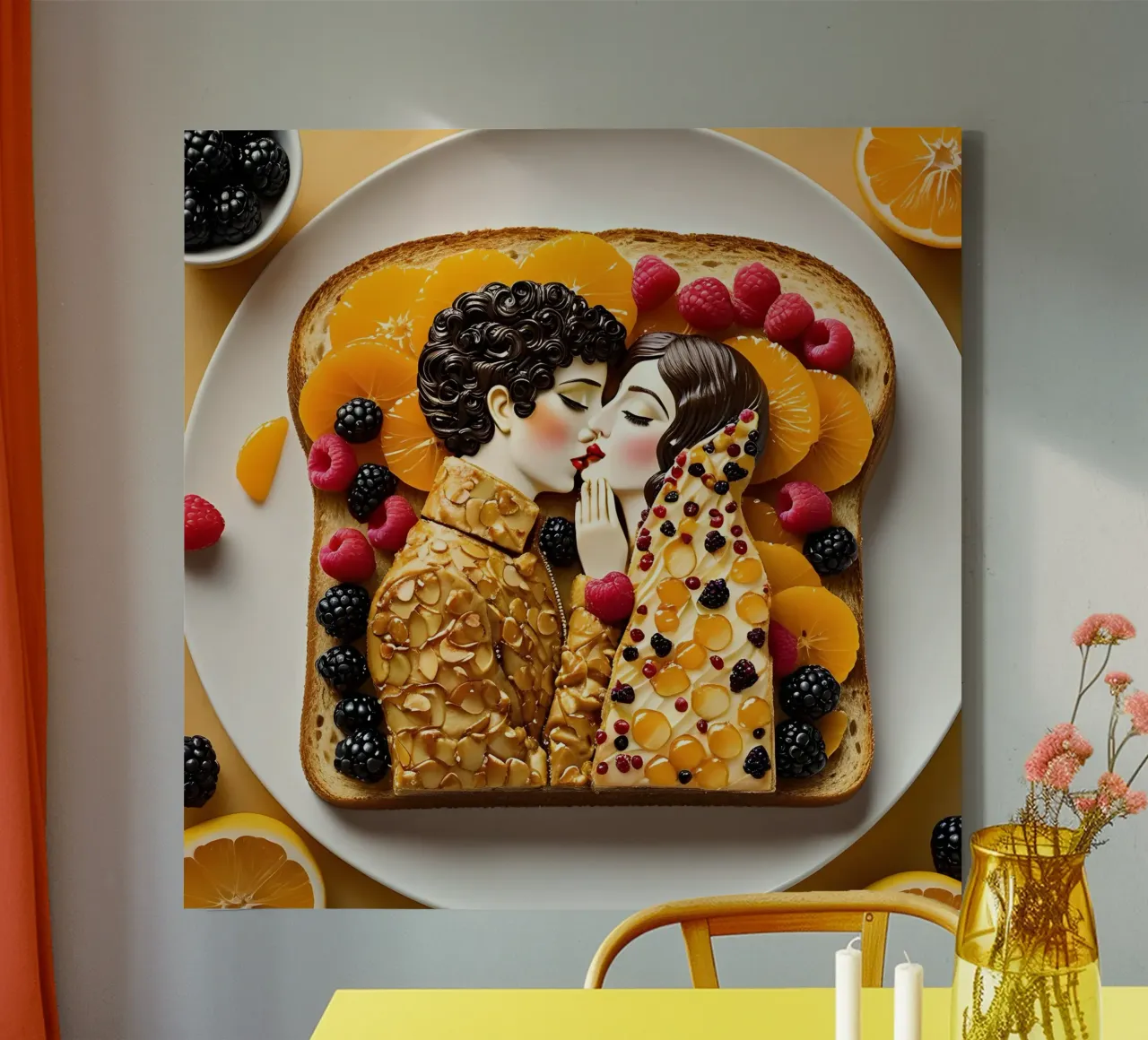 Toast Deko tela con Cornice a cassetta da kosinsart.gallery