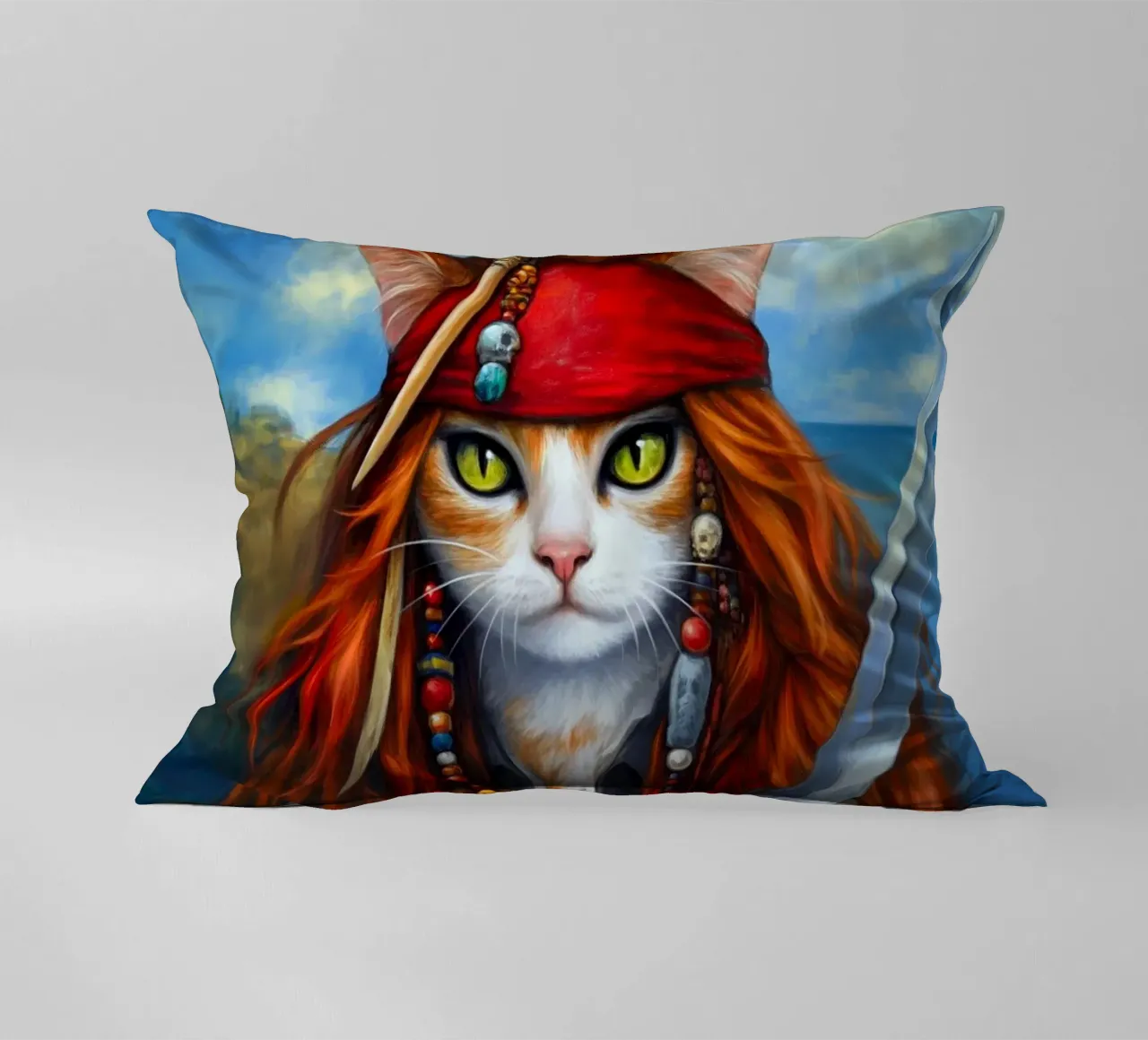 Gatto pirata cuscino da Fleur de Lys