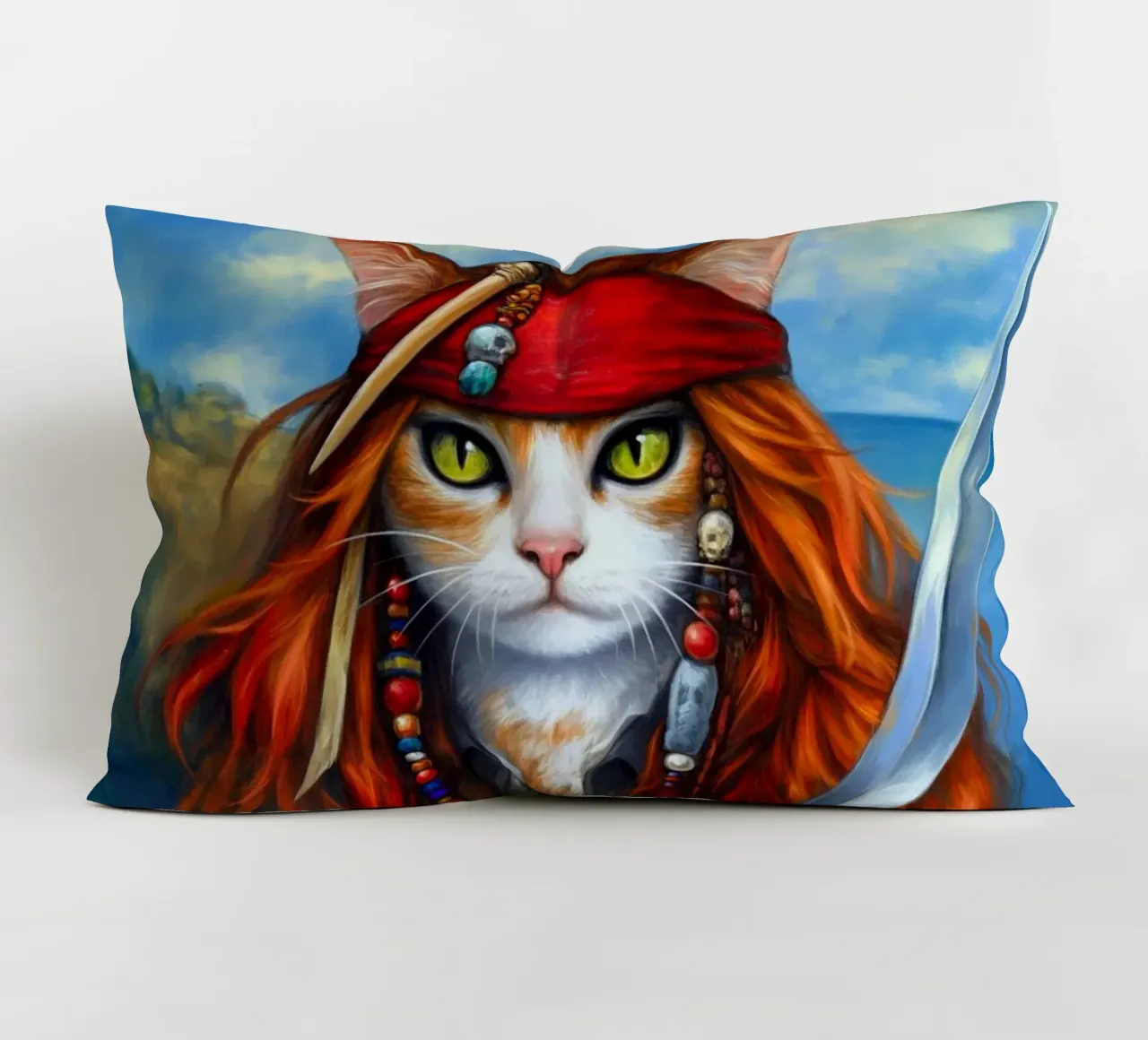 Gatto pirata cuscino da Fleur de Lys