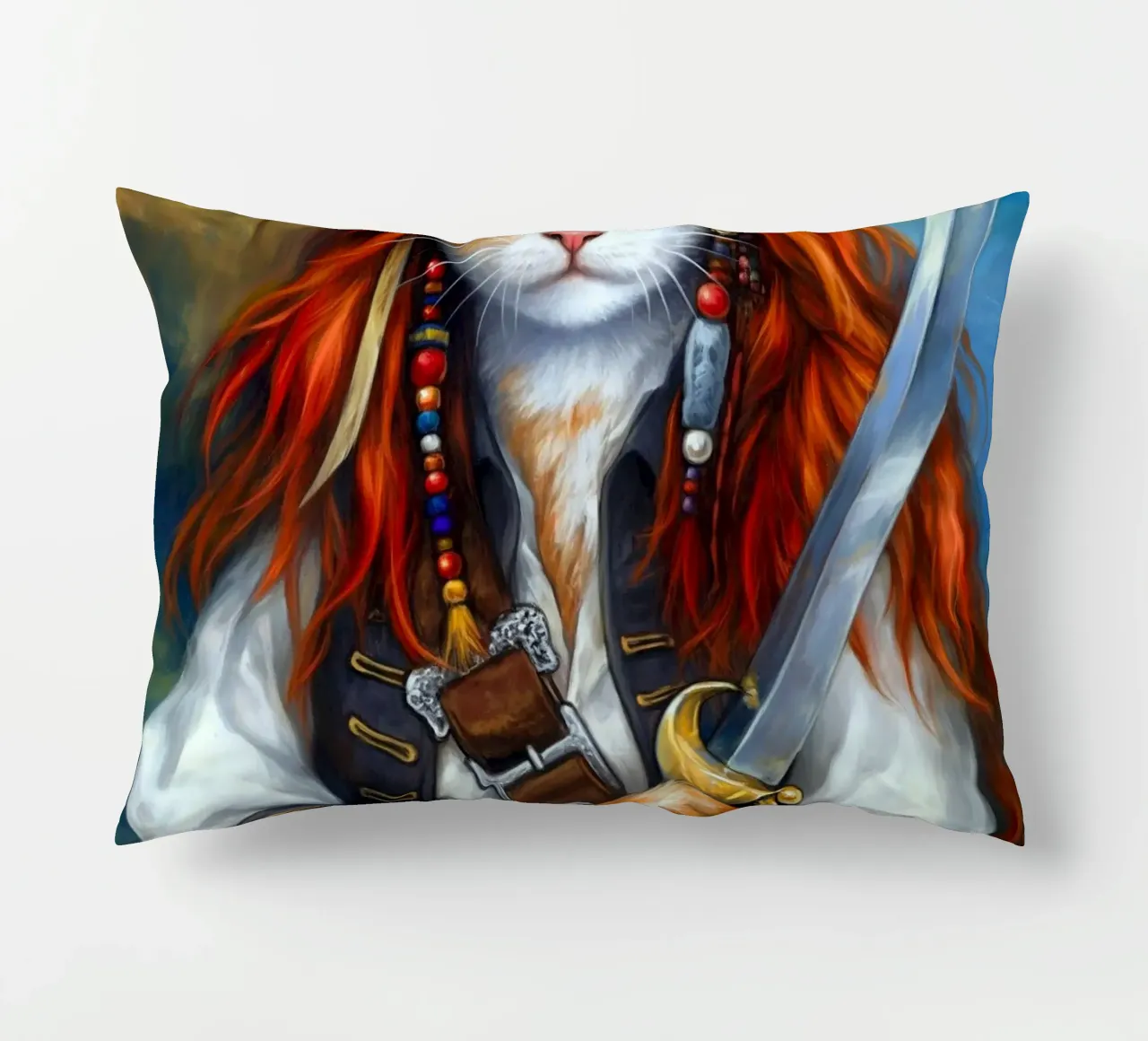 Gatto pirata cuscino da Fleur de Lys