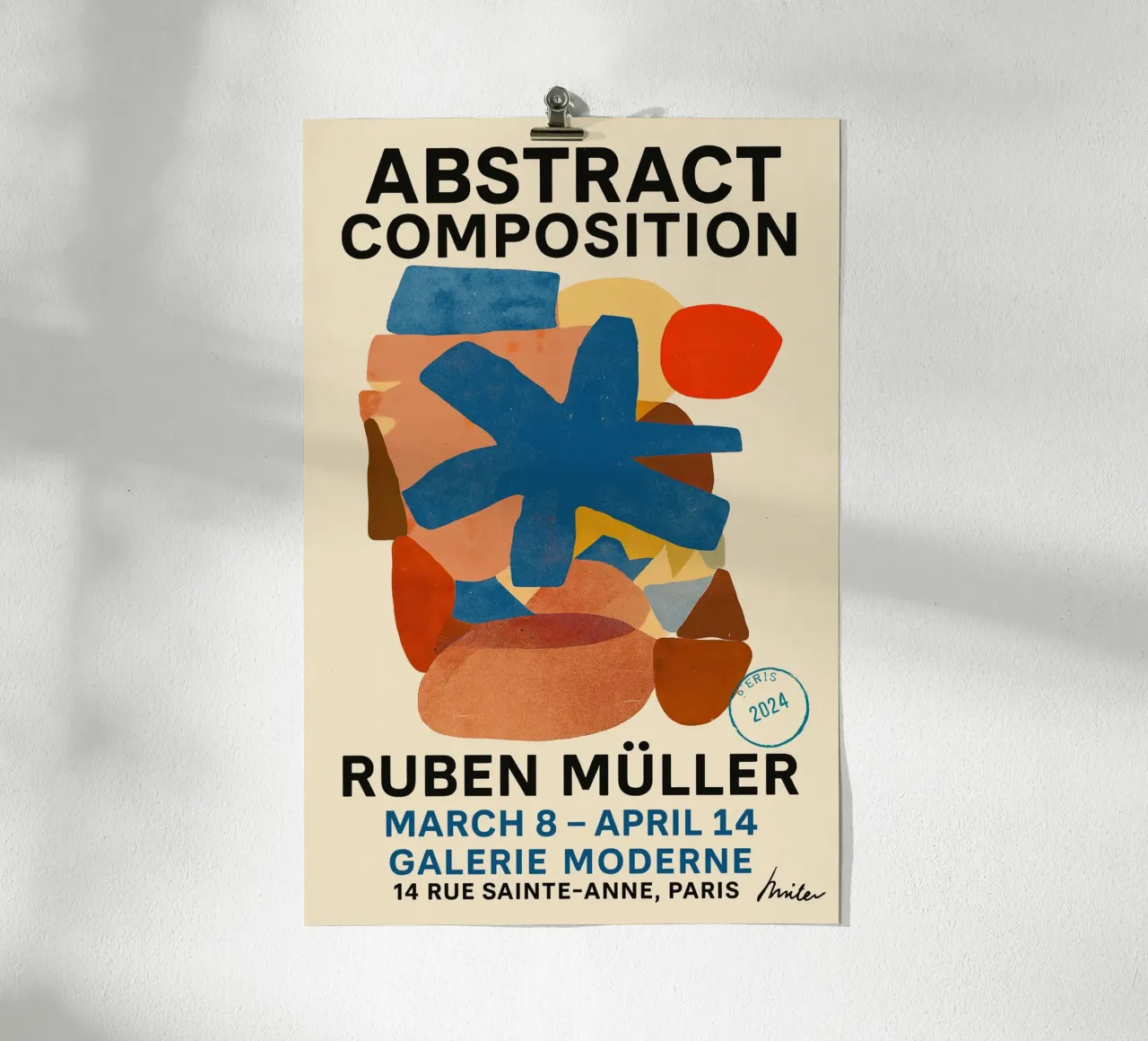 Abstract Composition Poster hahnemühle de treechild
