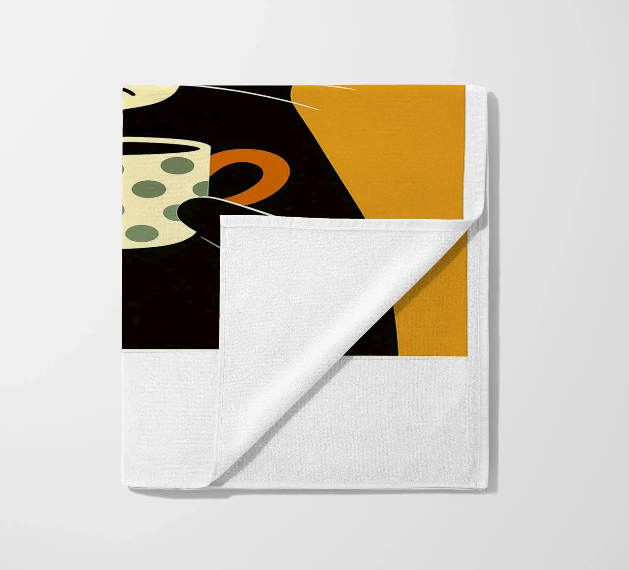 The Less I Know The Better Cat beach towel by the gan gan