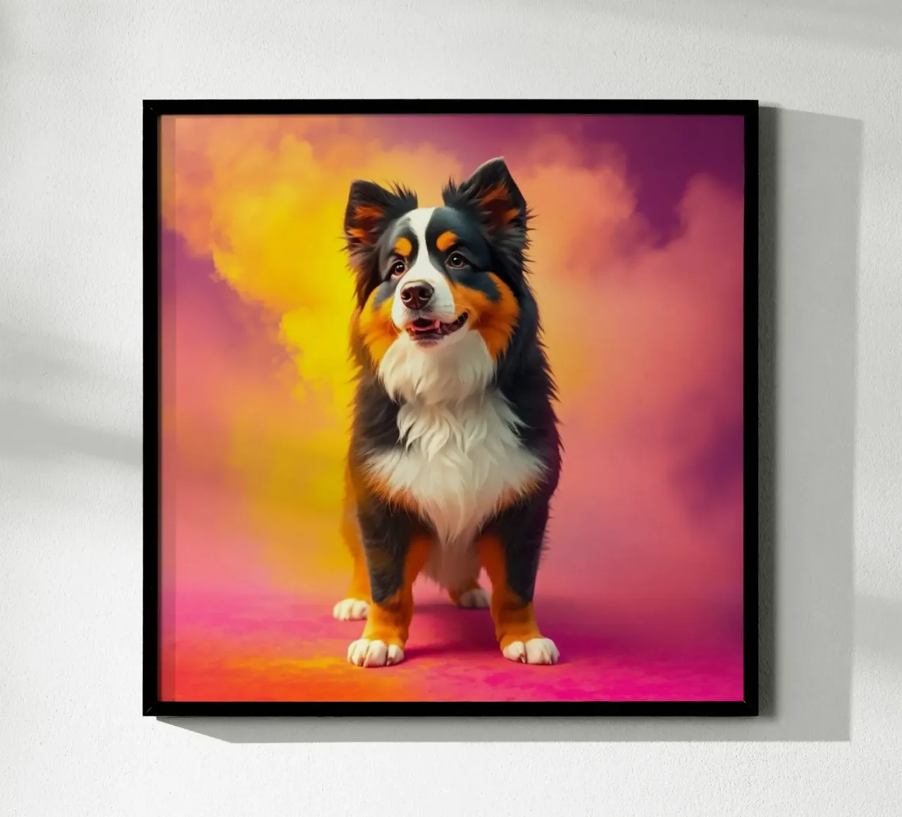 The colorful Bernese Mountain Dog #13 hahnemühle by Yumis.Beargang.and.Me