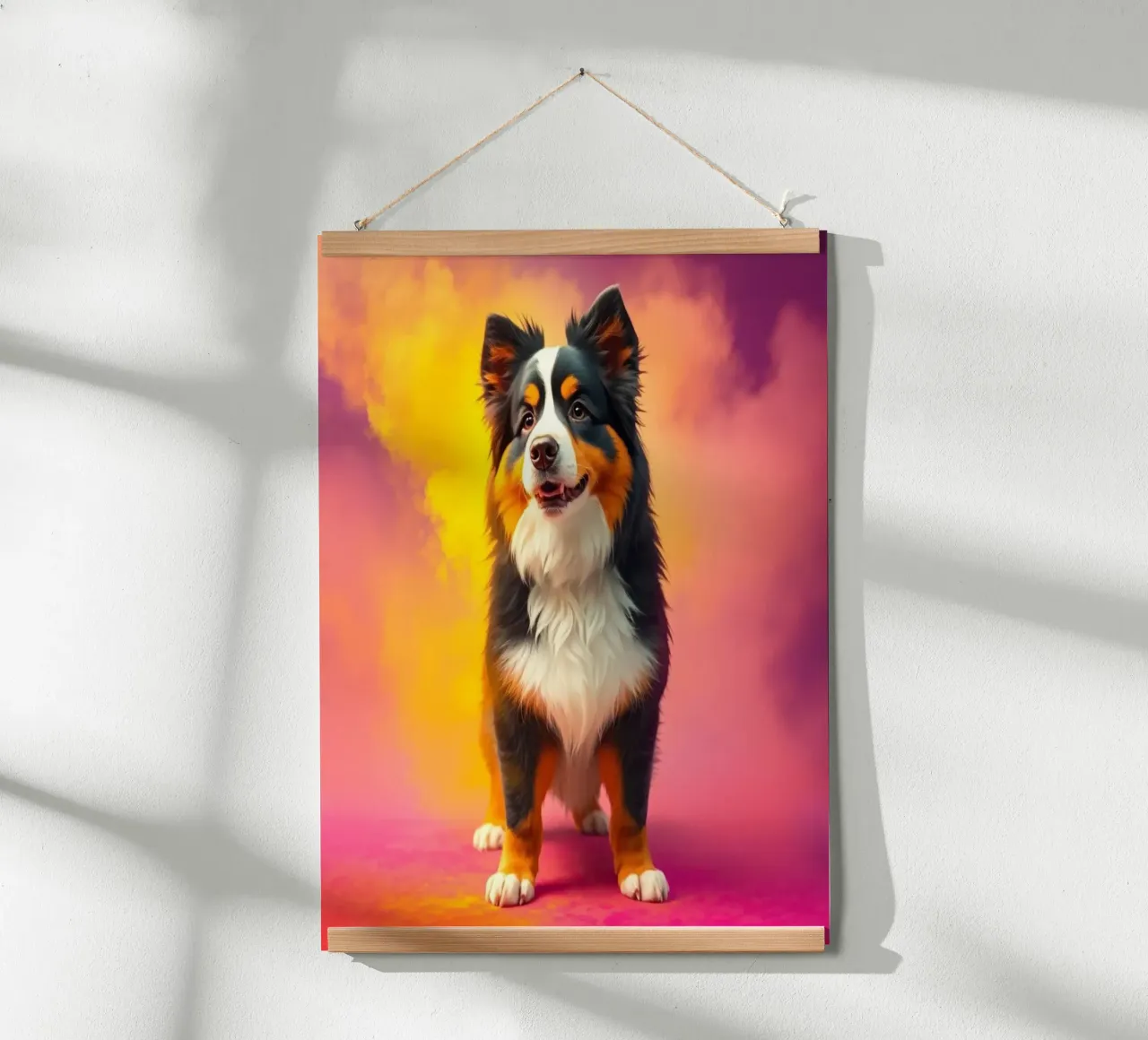 The colorful Bernese Mountain Dog #13 hahnemühle by Yumis.Beargang.and.Me