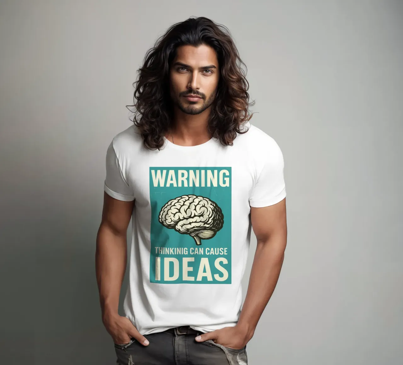 Gehirn Motivation Warnung Denken kann zu Ideen führen T-Shirt von the gan gan