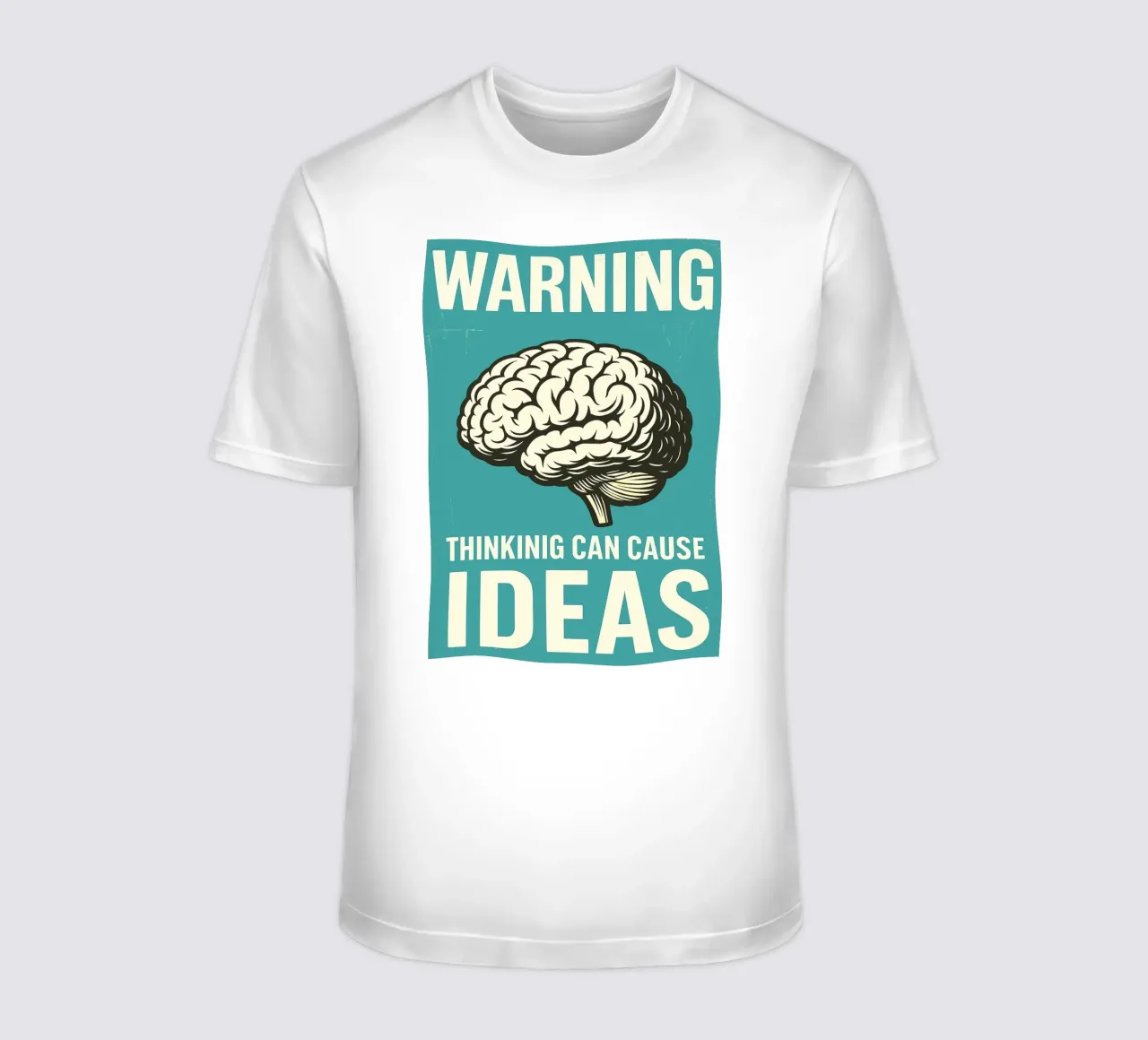 Gehirn Motivation Warnung Denken kann zu Ideen führen T-Shirt von the gan gan