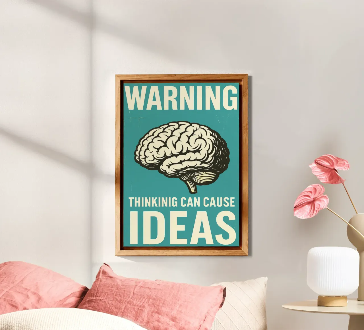 Gehirn Motivation Warnung Denken kann zu Ideen führen Alu-Dibond von the gan gan