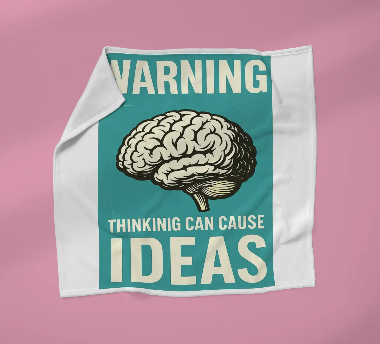 Gehirn Motivation Warnung Denken kann zu Ideen führen Fleecedecke von the gan gan