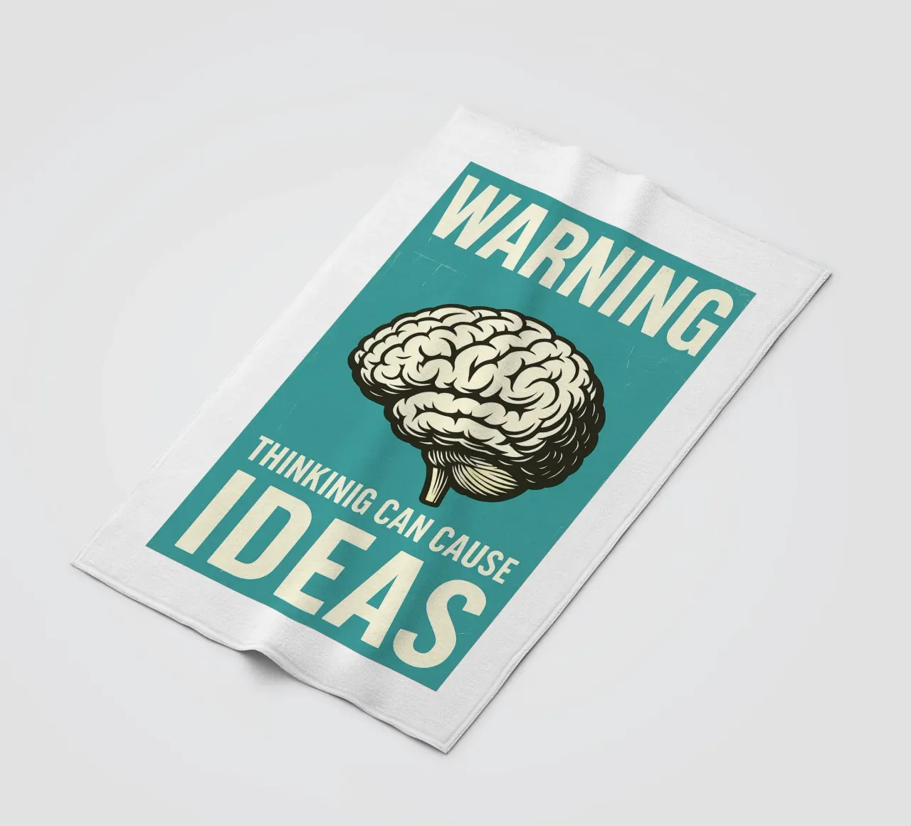 Gehirn Motivation Warnung Denken kann zu Ideen führen Fleecedecke von the gan gan