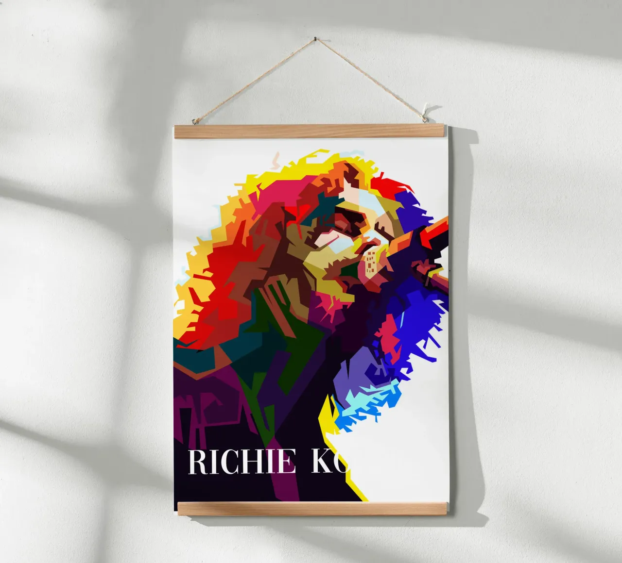 Ritchie Kotzen Cantante Rock Chitarrista WPAP Trending Now carta hahnemühle da Artkreator
