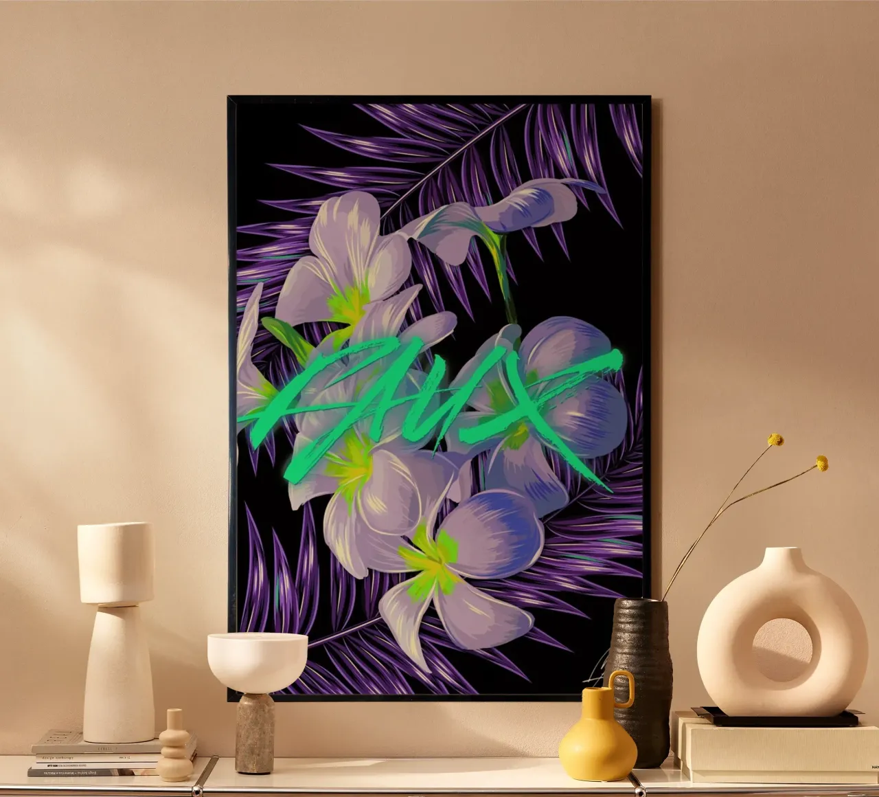 Faux poster con telaio in alluminio da Mayka ienova
