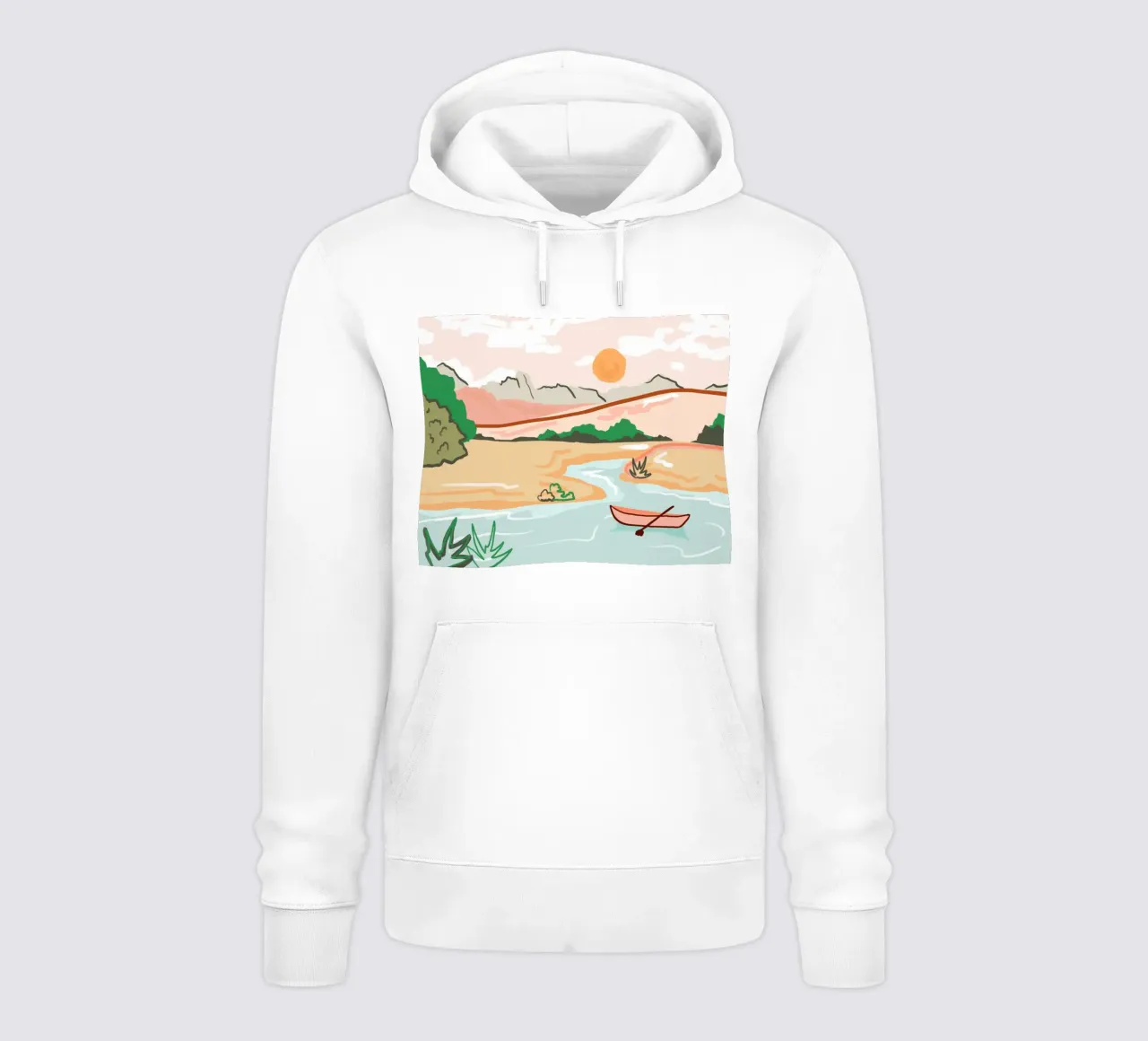 Galleggiare nella vita in questo modo felpa con cappuccio da Kintsugi99