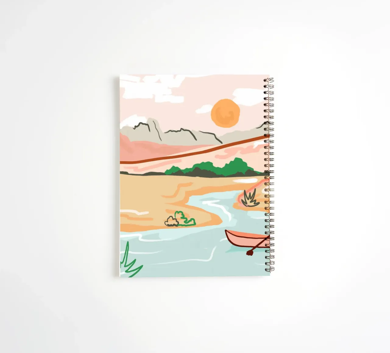 Floating Through Life Like This spiral notebook by Kintsugi99