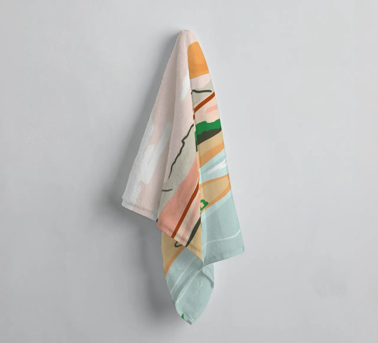 Floating Through Life Like This towel by Kintsugi99