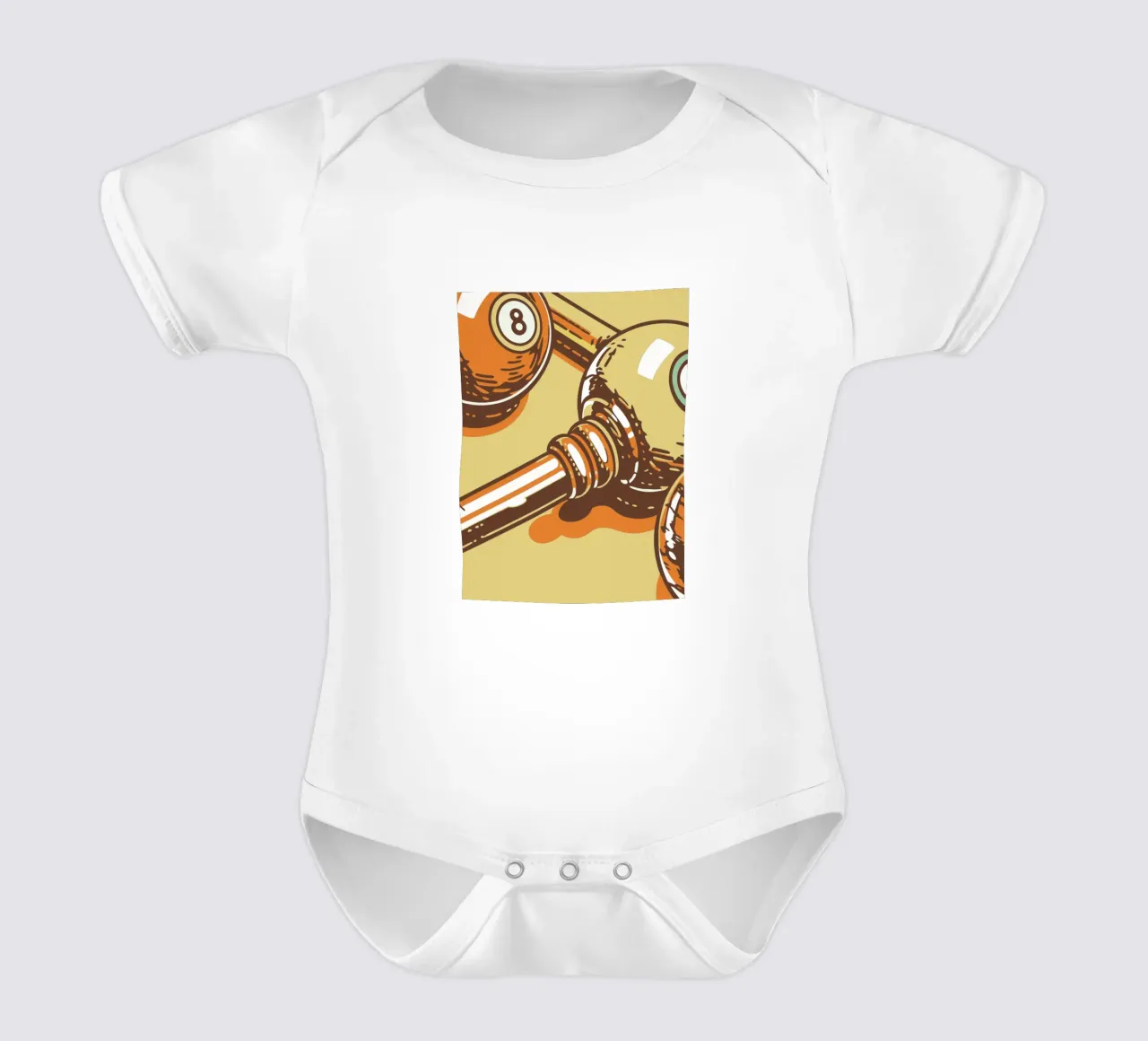 Biliardo body neonato maniche corte da SPORTS ONLY