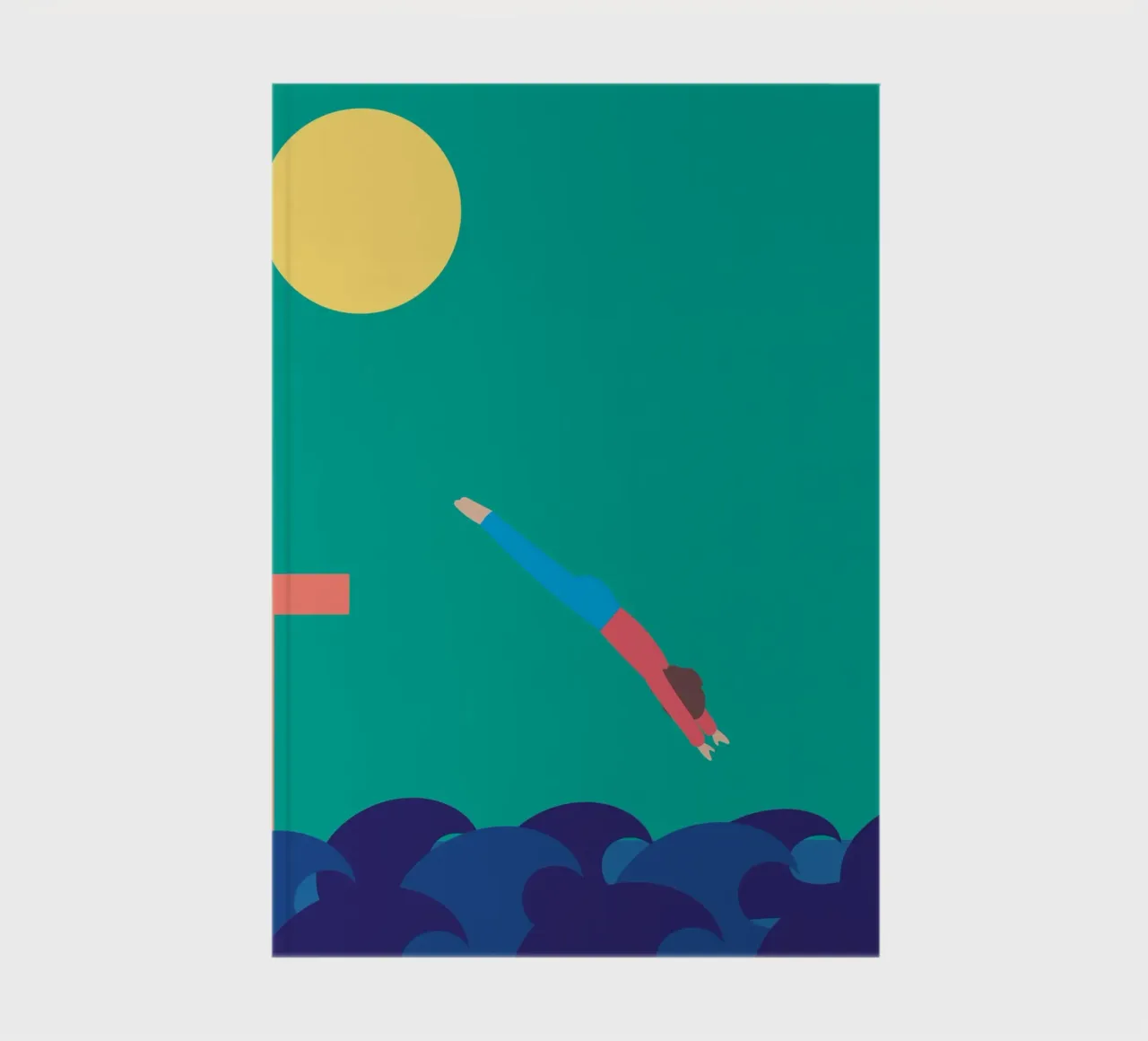 Anlauf.Sprung. carnet de notes de FRICKE DESIGN