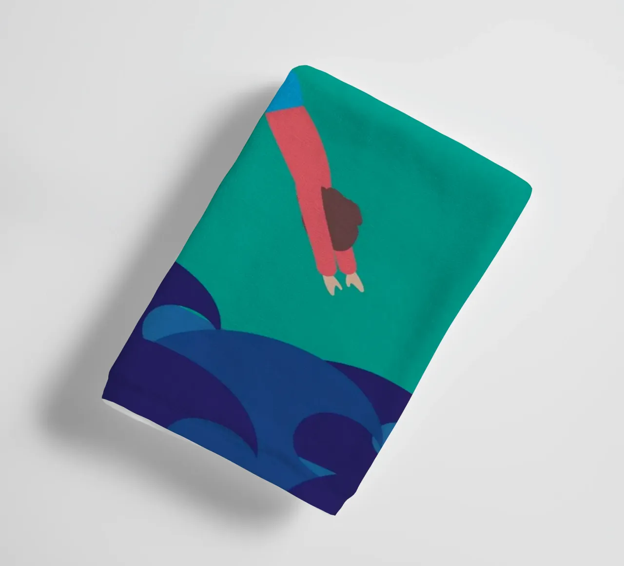 Anlauf.Sprung. towel by FRICKE DESIGN