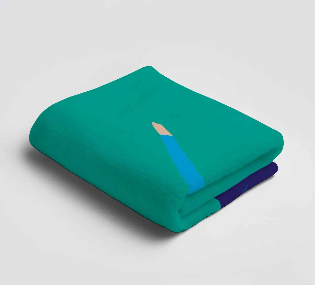 Anlauf.Sprung. towel by FRICKE DESIGN
