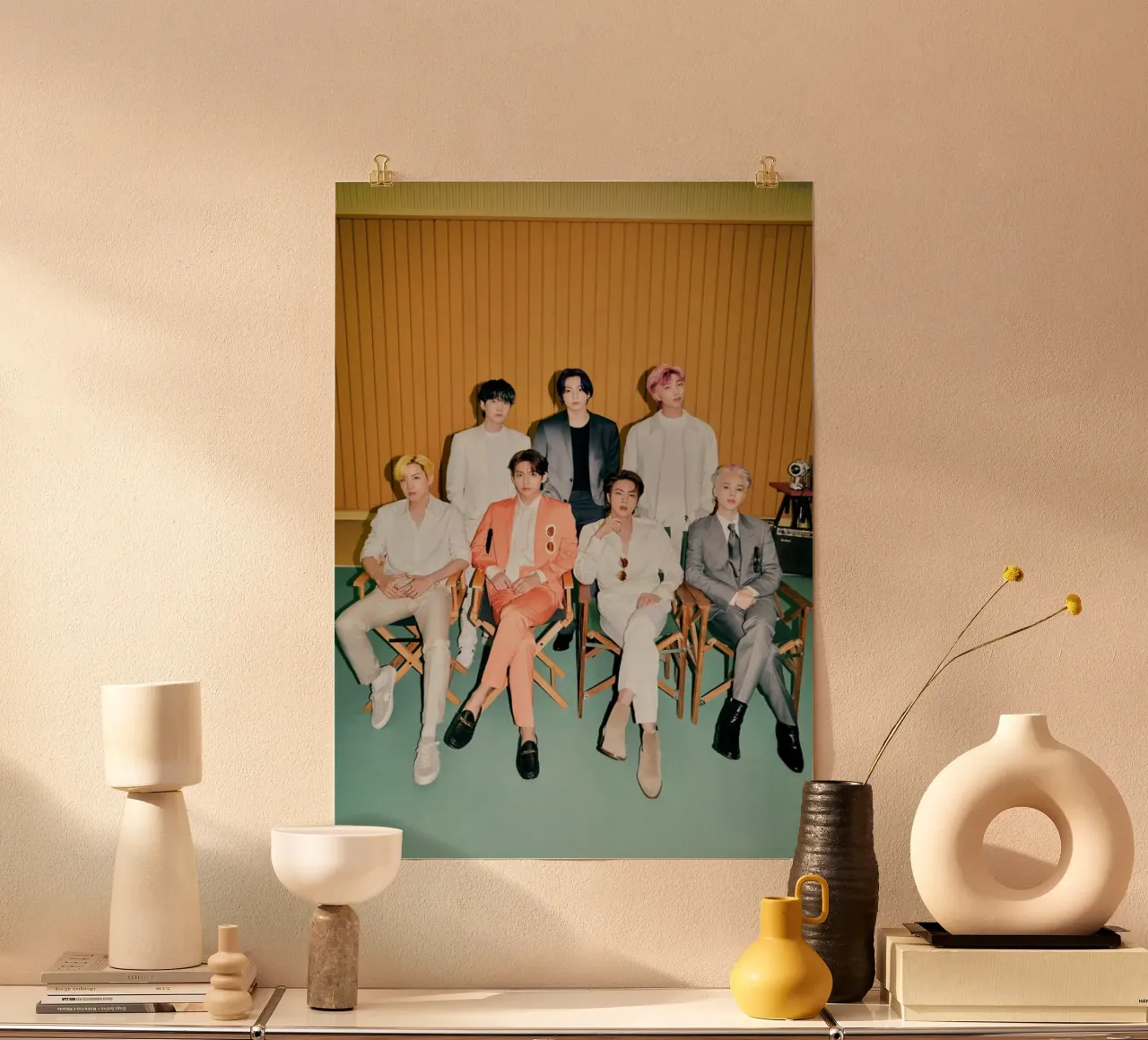 Ragazzi del burro poster con telaio in alluminio da Betty Shops