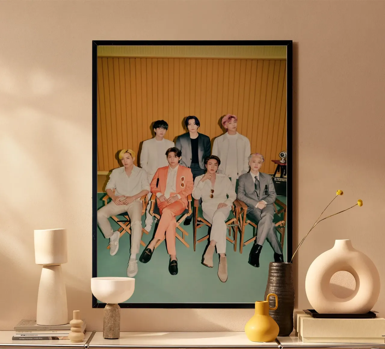 Ragazzi del burro poster con telaio in alluminio da Betty Shops