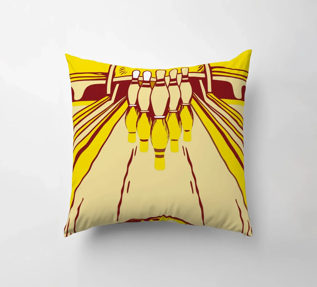 Play Bowling decorative cushion by SPORTS ONLY