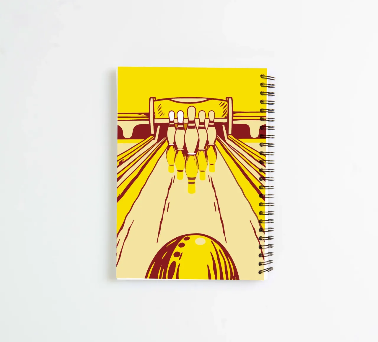 Play Bowling spiral notebook by SPORTS ONLY