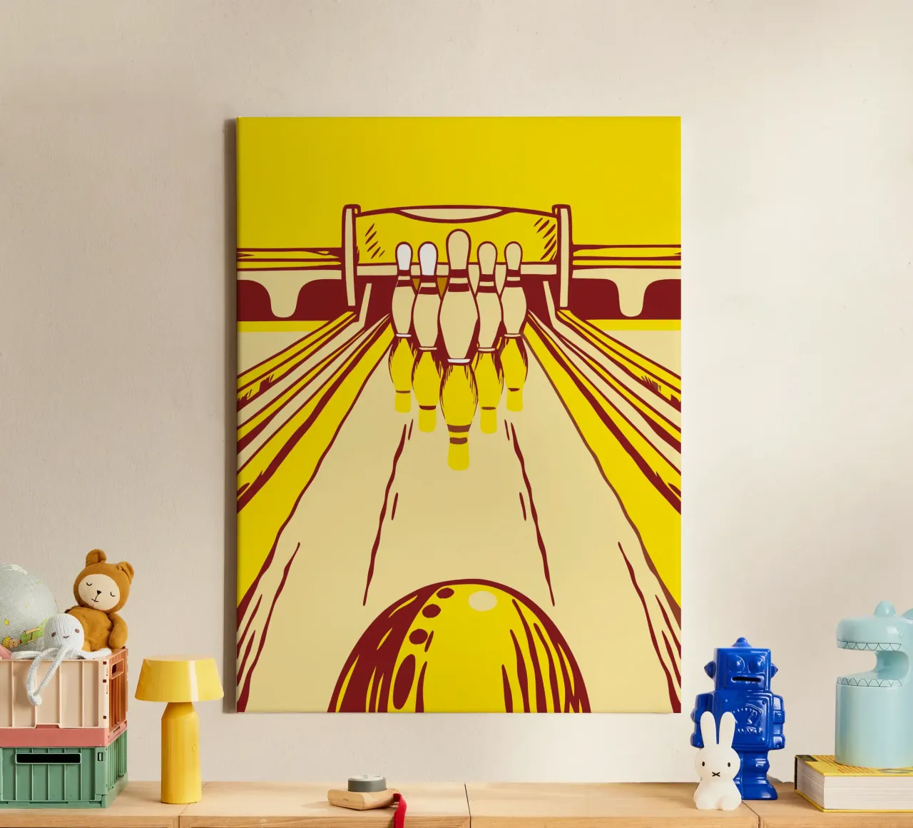 Play Bowling canvas by SPORTS ONLY
