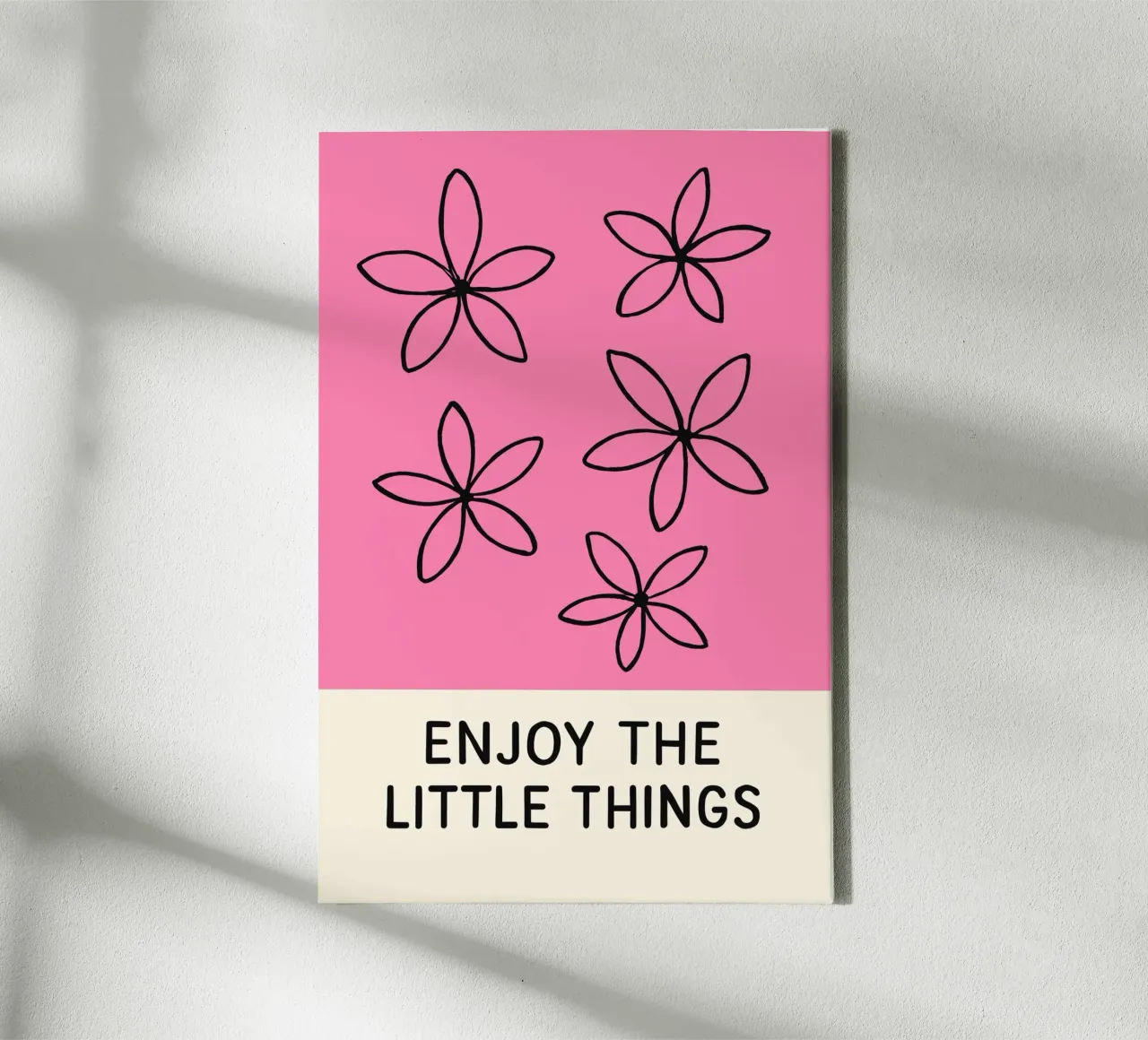 Enjoy The Little Things tela con Cornice a cassetta da treechild
