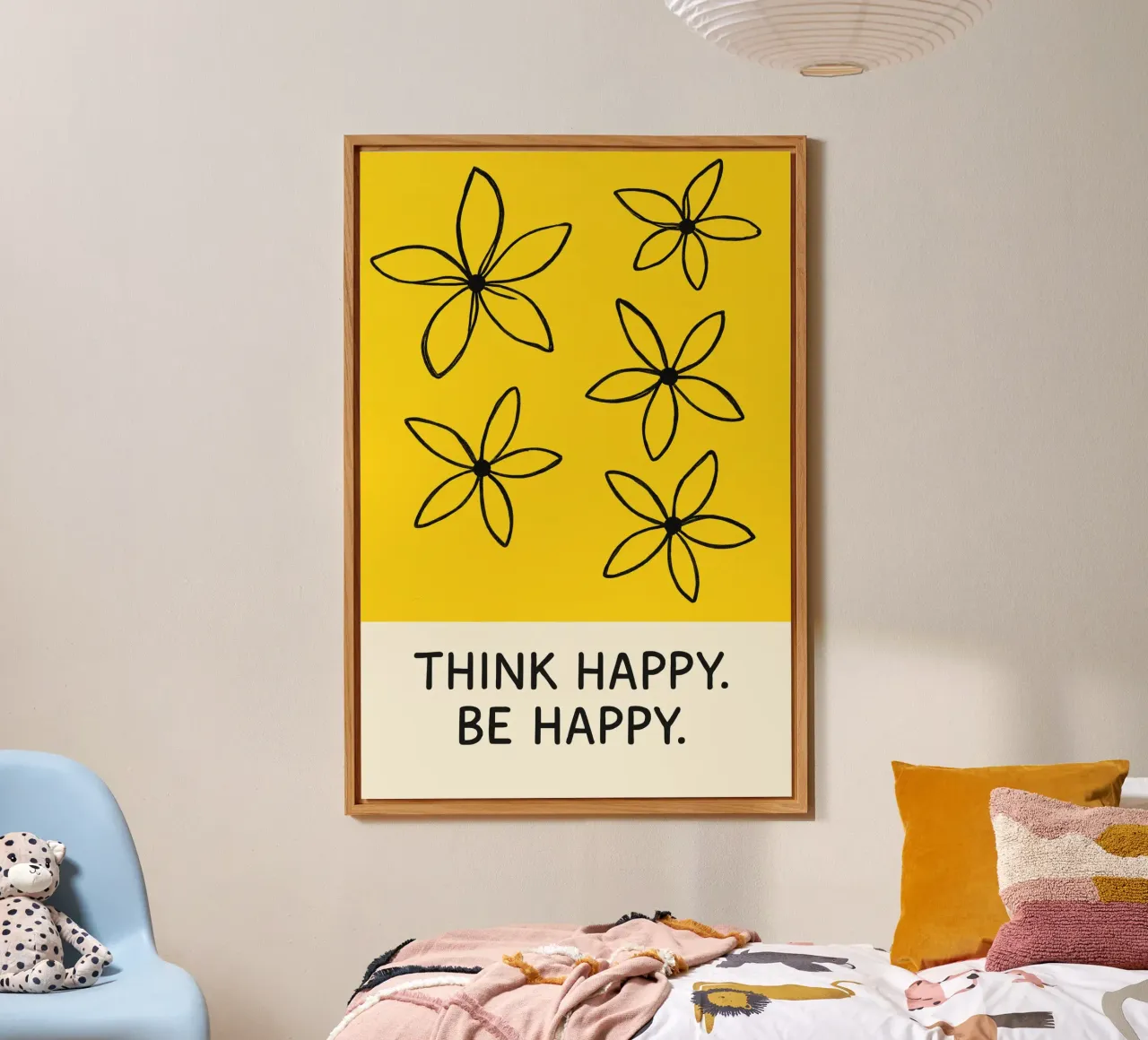 Think Happy.Be Happy. alluminio dibond da treechild