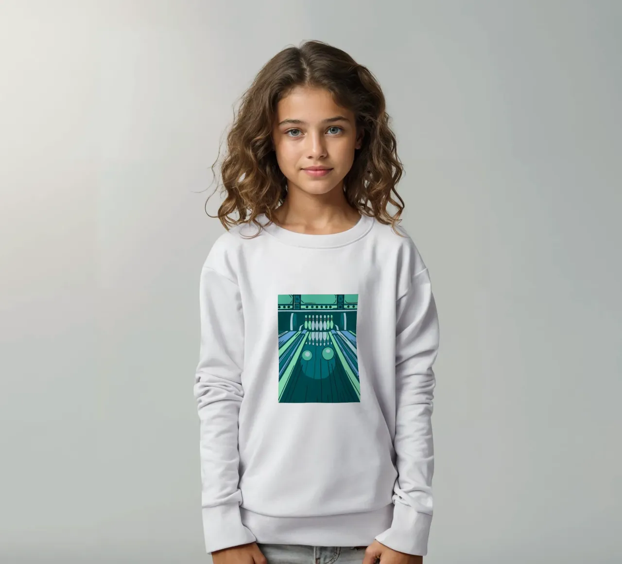 Giocare a bowling felpa bambino da SPORTS ONLY