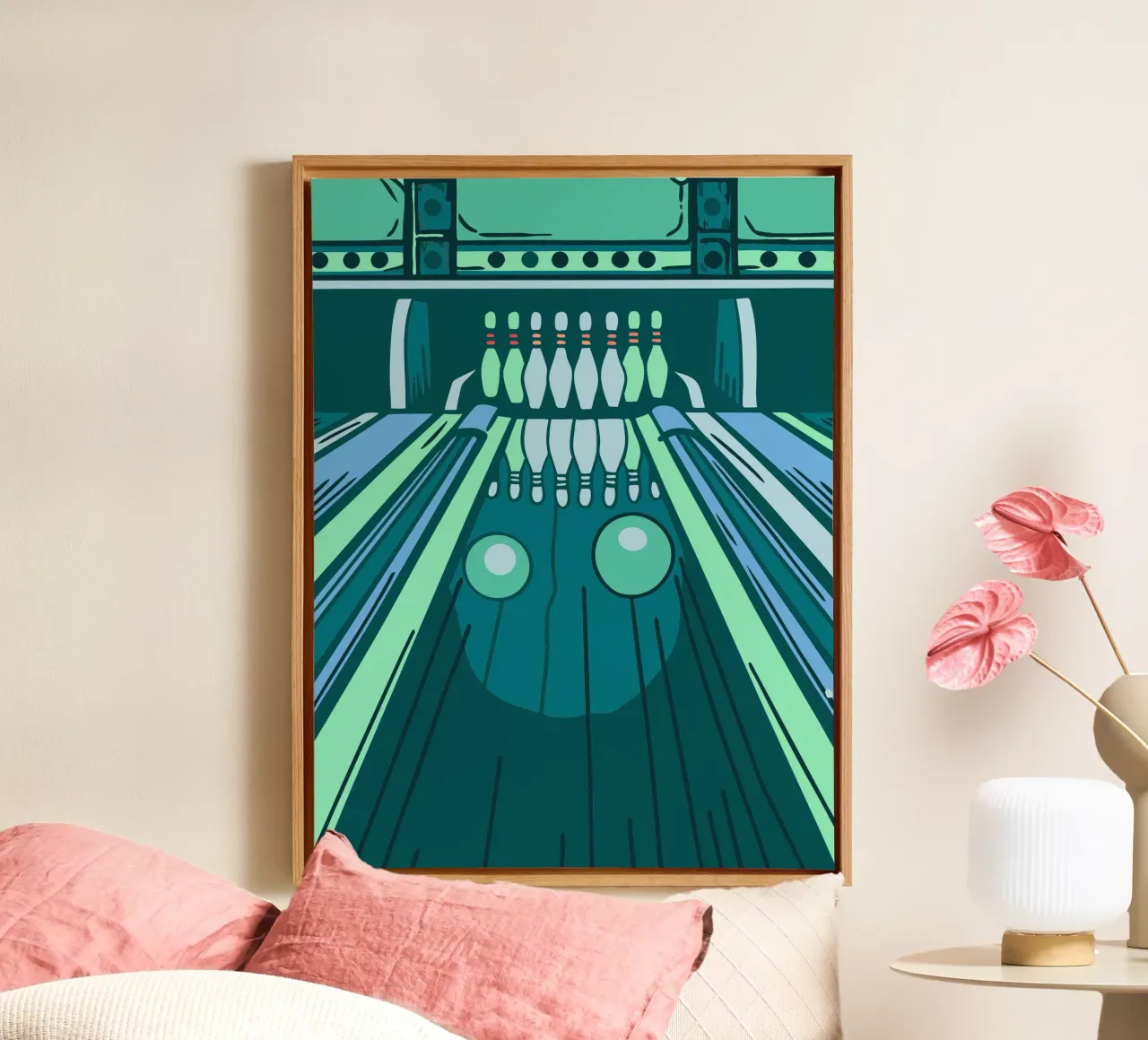 Play Bowling canvas by SPORTS ONLY