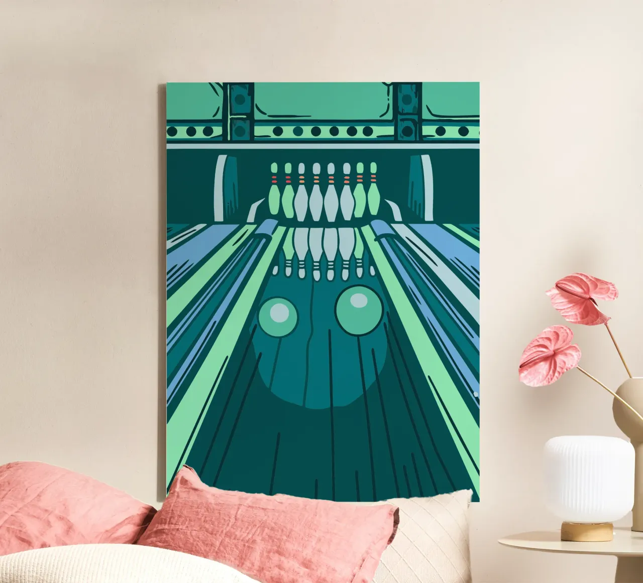 Play Bowling canvas by SPORTS ONLY