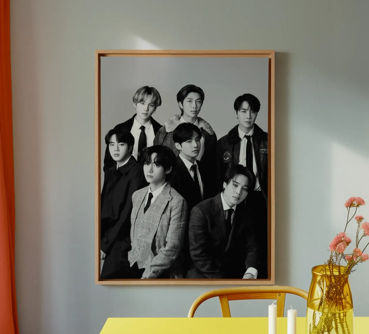 Kpop coreano tela con Cornice a cassetta da Betty Shops
