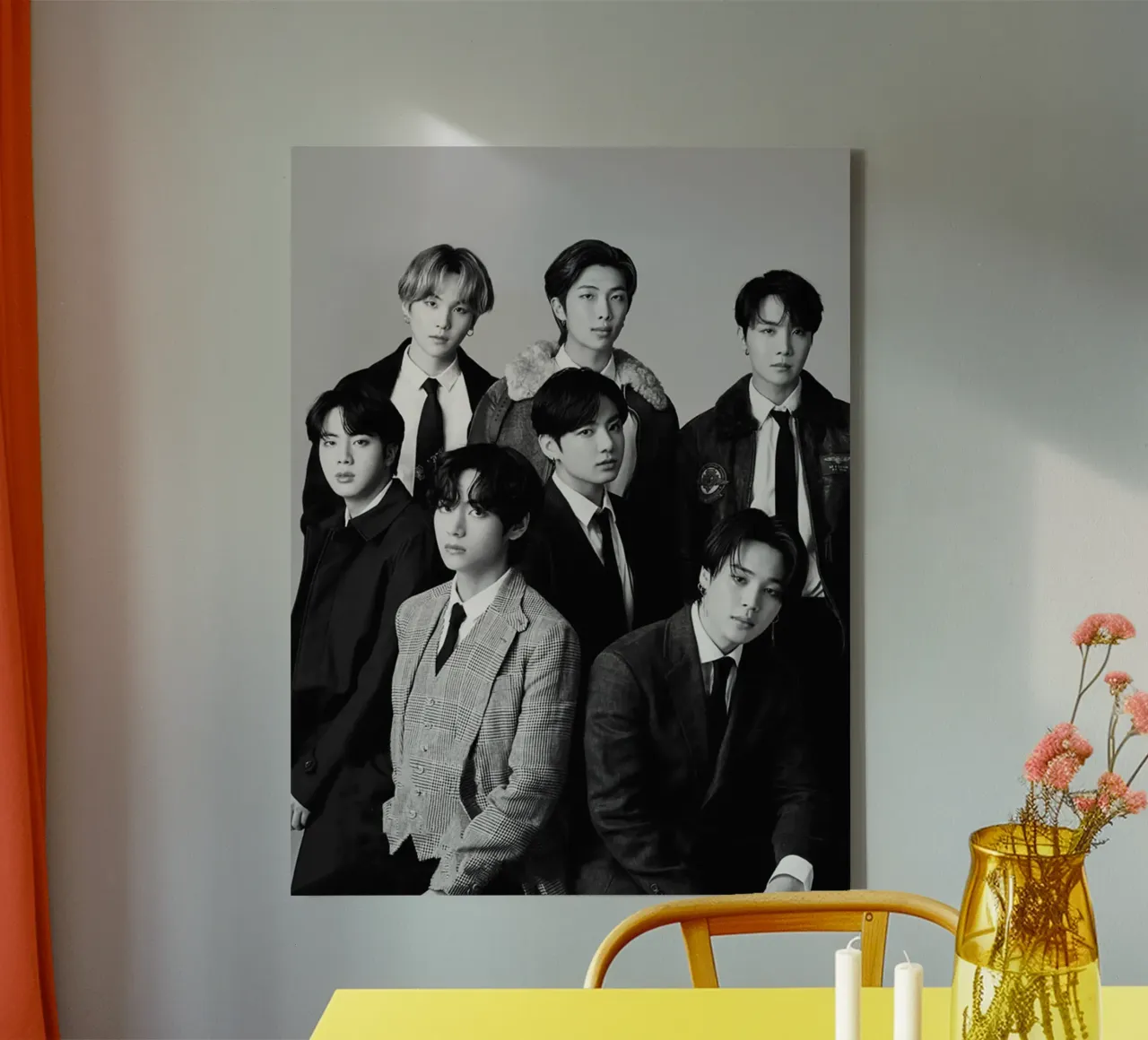 Kpop coreano tela con Cornice a cassetta da Betty Shops