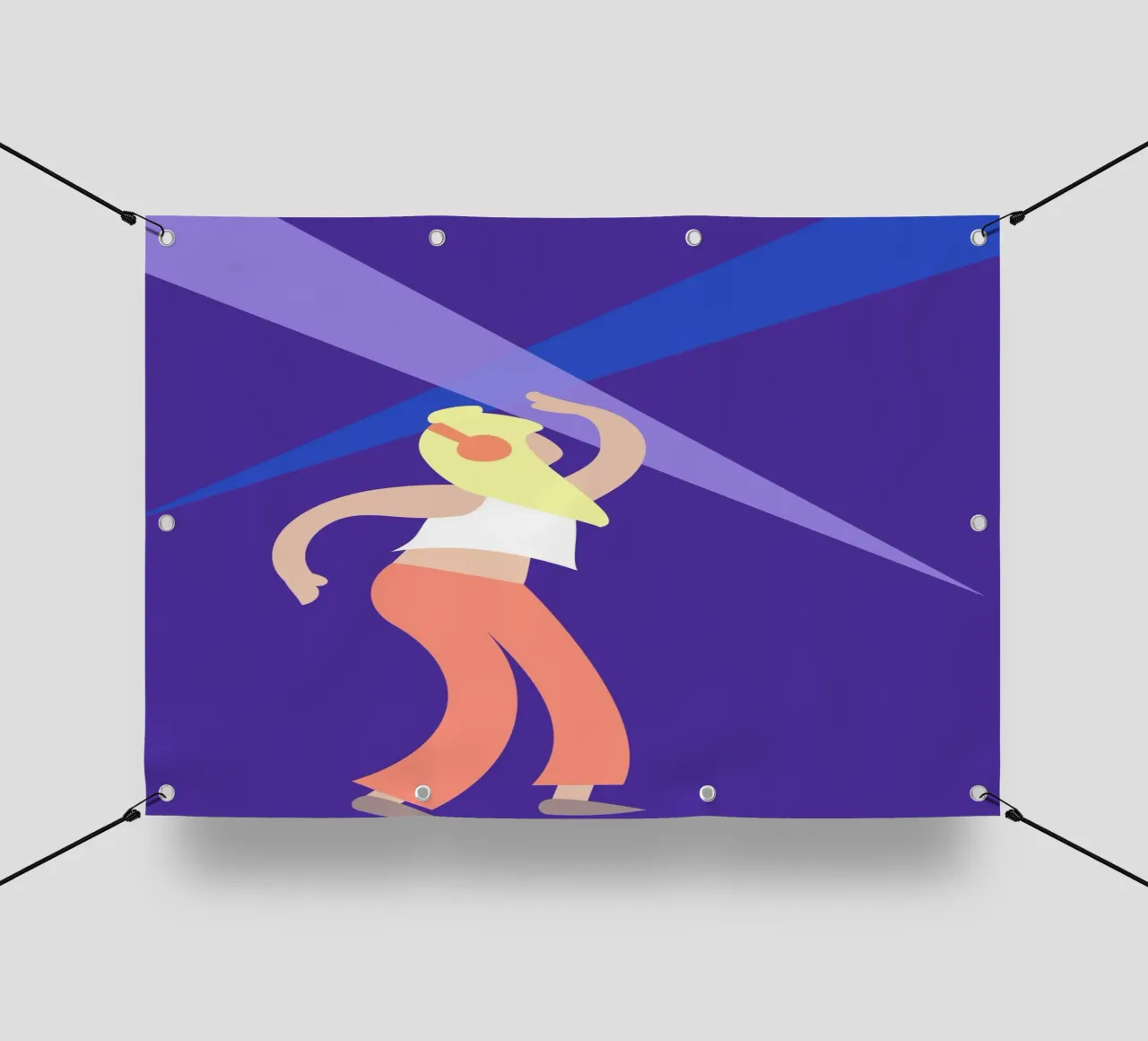 dancing on my own. telo in pvc da FRICKE DESIGN
