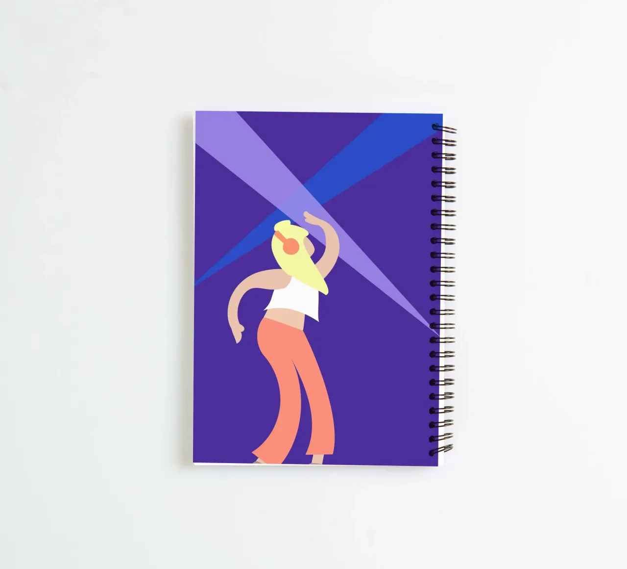 dancing on my own. spiral notebook by FRICKE DESIGN