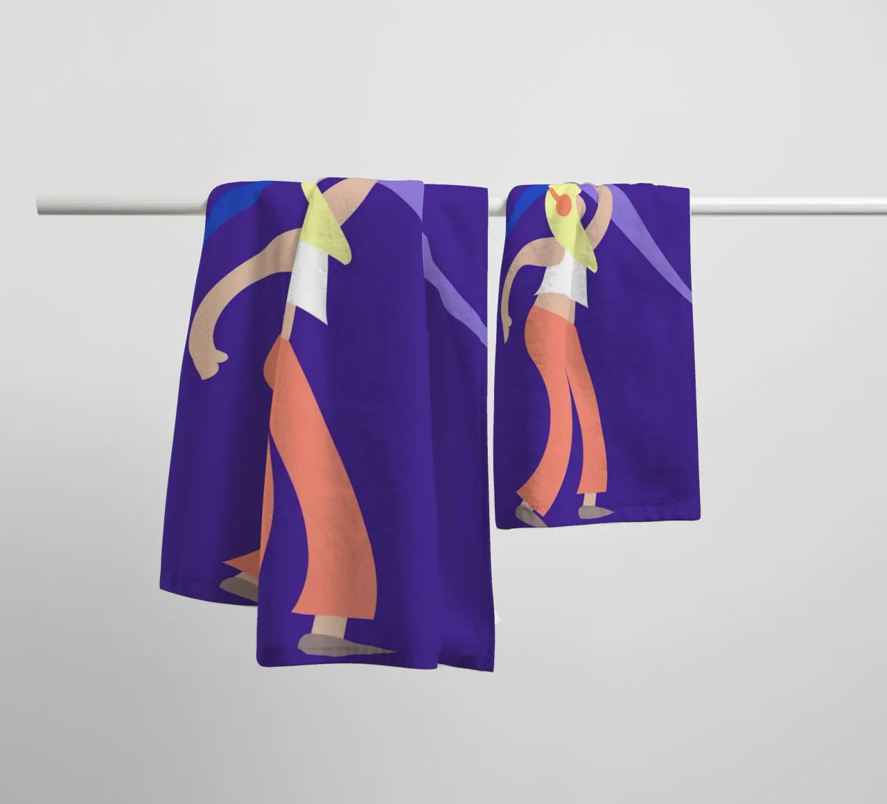 dancing on my own. asciugamano da bagno da FRICKE DESIGN