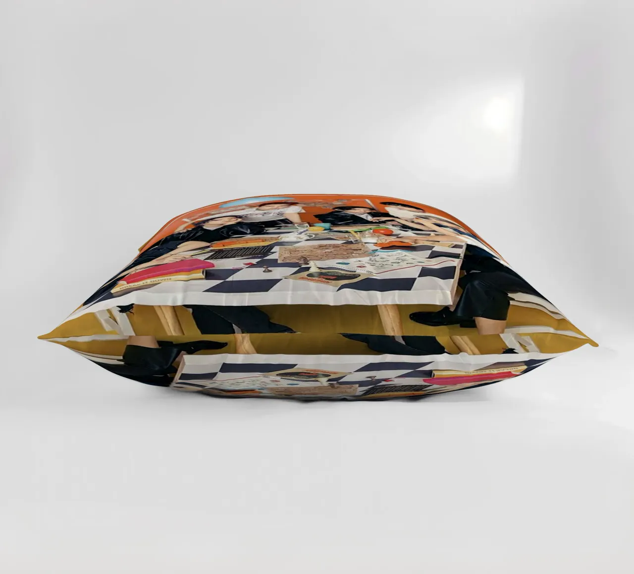 Meeting In The Office decorative cushion by Betty Shops
