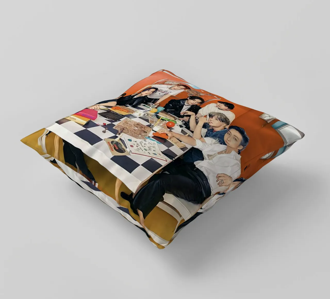 Meeting In The Office decorative cushion by Betty Shops