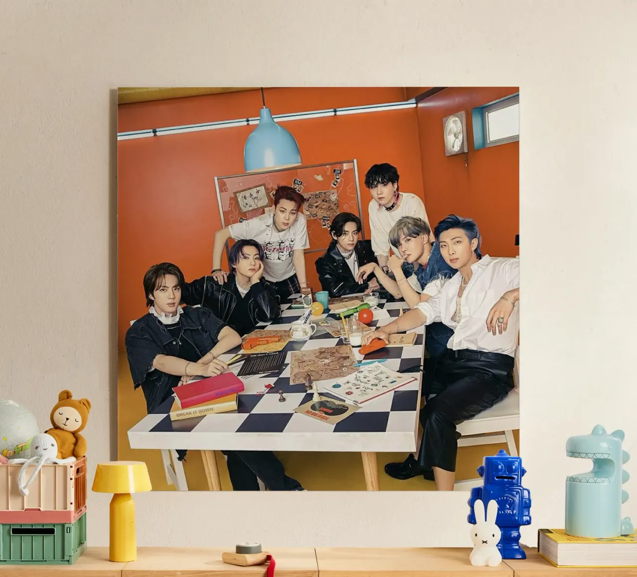Meeting In The Office acrylic glass by Betty Shops
