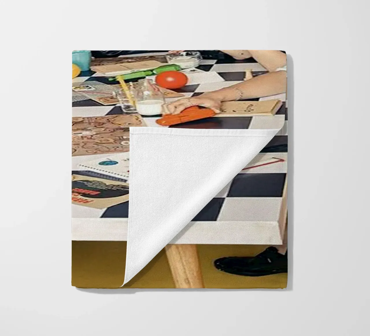 Meeting In The Office beach towel by Betty Shops