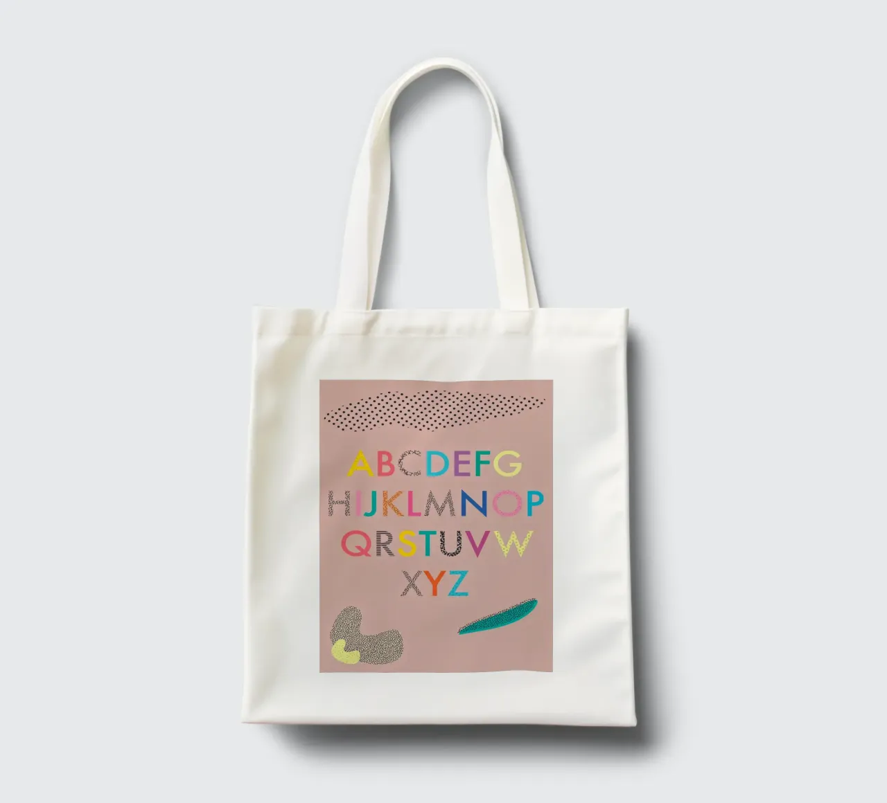 ABC. (mehrere Varianten verfügbar) borsa in juta da FRICKE DESIGN