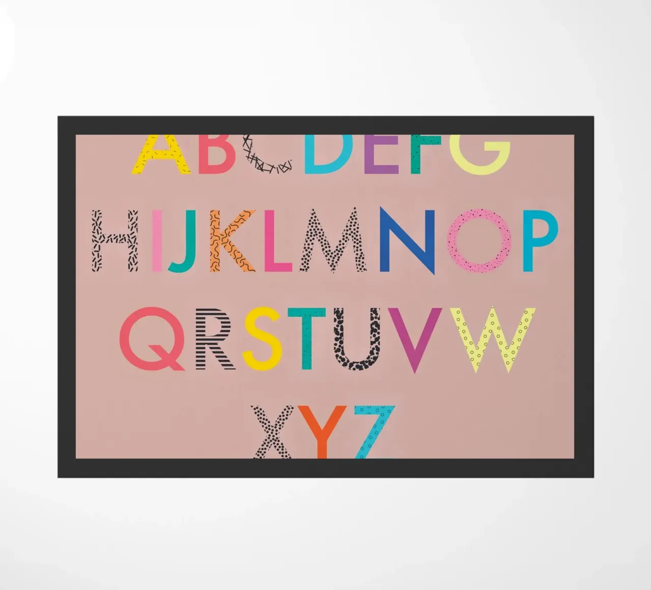 ABC Fußmatte von FRICKE DESIGN