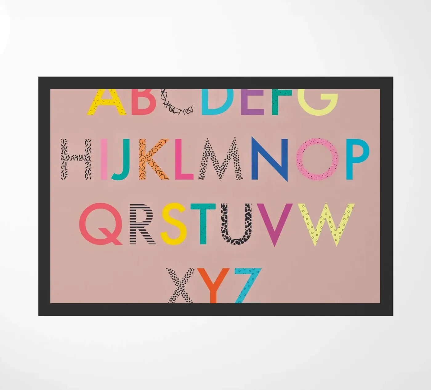 ABC doormat by FRICKE DESIGN